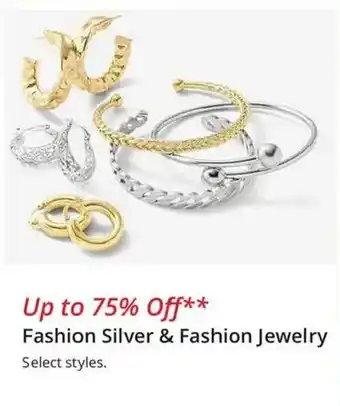 JC Penney Fashion Silver & Fashion Jewelry offer