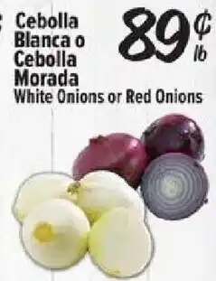 El Super White Onions or Red Onions offer