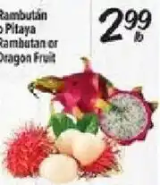 El Super Rambutan or Pitaya or Dragon Fruit offer