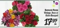El Super Vintage, Rose or Alstro Bouquet offer