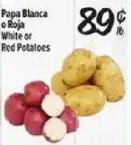 El Super White or Red Potatoes offer