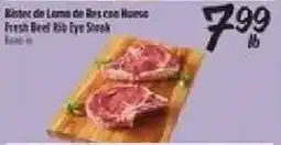 El Super Fresh Beef Rib Eye Steak offer