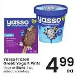 Albertsons Yasso Frozen Greek Yogurt Pints offer