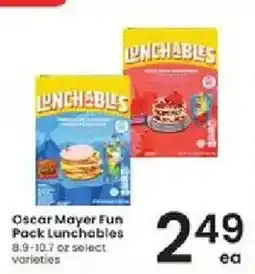 Albertsons Oscar Mayer Fun Pack Lunchables offer