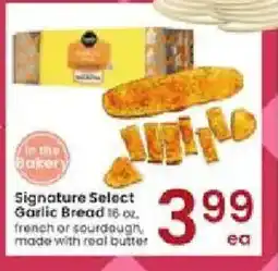 Albertsons Signature Select Garlic Bread offer