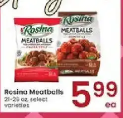Albertsons Rosina Meatballs offer