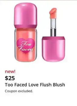 JC Penney Too Faced Love Flush Blush offer