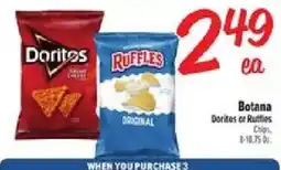 El Super Botana Dorites or Ruffles Chips offer