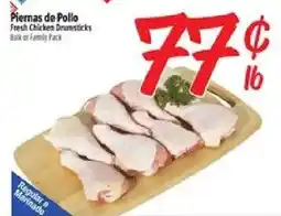 El Super Piernas de Pollo Fresh Chicken Drumsticks offer