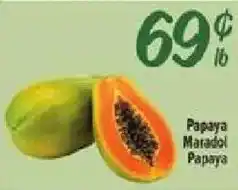 El Super Papaya Maradol Papaya offer