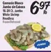 El Super Jumbo White Shrimp offer
