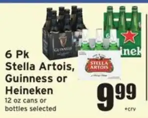 Stella Artois, Guinness or Heineken