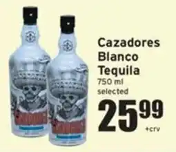 Ray's Food Cazadores Blanco Tequila offer
