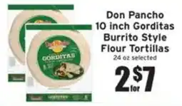 Ray's Food Don Pancho 10 inch Gorditas Burrito Style Flour Tortillas offer