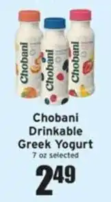 Ray's Food Chobani Drinkable Greek Yogurt offer
