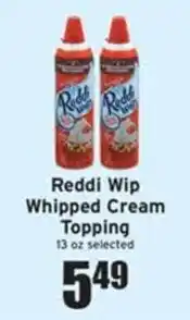 Ray's Food Reddi Wip Whipped Cream Topping offer