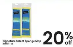 Albertsons Signature Select Sponge Mop Refill offer