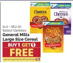 Harris Teeter General Mills Large Size Cereal offer