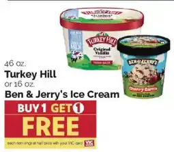 Harris Teeter Turkey Hill Ice Cream or Ben & Jerry's Ice Cream offer