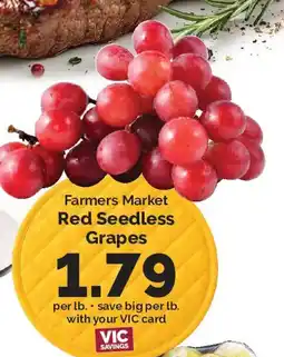 Harris Teeter Farmers Market Red Seedless Grapes offer