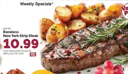 Harris Teeter Boneless New York Strip Steak offer