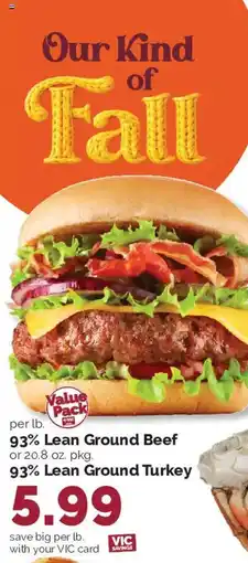 Harris Teeter Value Pack 93% Lean Ground Beef offer