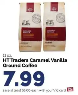 Harris Teeter Ht Traders Caramel Vanilla Ground Coffee offer
