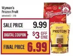 Lowes Foods Wyman's frozen fruit offer