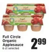 Ray's Food Full Circle Organic Applesauce offer