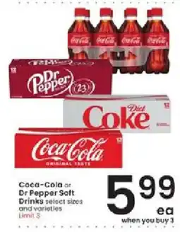 Albertsons Coca-Cola or Dr Pepper Soft Drinks offer