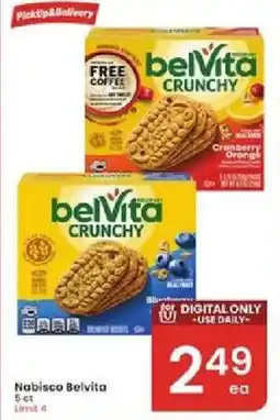Albertsons Nabisco belVita crunchy offer