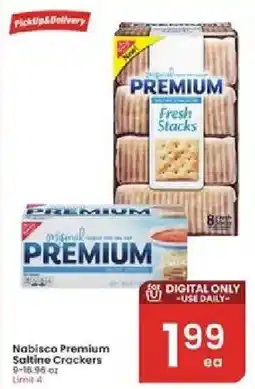 Albertsons Nabisco Premium Saltine Crackers offer