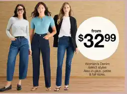 JC Penney Women's Denim offer
