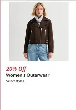 JC Penney Women's Outerwear offer