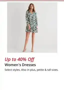 JC Penney Women's Dresses offer