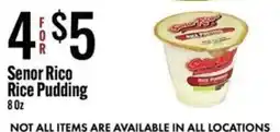 Jons International Senor Rico rice pudding offer