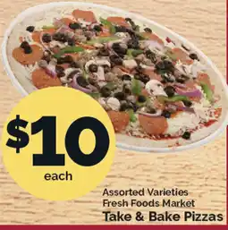 Harris Teeter Fresh Foods Market Take & Bake Pizzas offer
