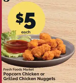 Harris Teeter Fresh Foods Market Popcorn Chicken or Grilled Chicken Nuggets offer