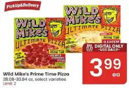 Albertsons Wild Mike's Prime Time Pizza offer
