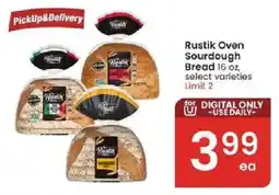 Albertsons Rustik Oven Sourdough Bread offer