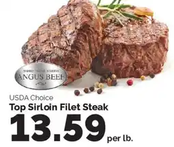 Harris Teeter Harris Teeter Select Angus Beef Top Sirloin Filet Steak offer