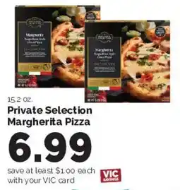 Harris Teeter Private Selection Margherita Pizza offer