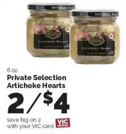 Harris Teeter Private Selection Artichoke Hearts offer