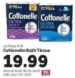 Harris Teeter Cottonelle bath tissue offer