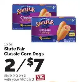 Harris Teeter State Fair Classic Corn Dogs offer