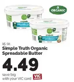 Harris Teeter Simple Truth Organic Spreadable Butter offer