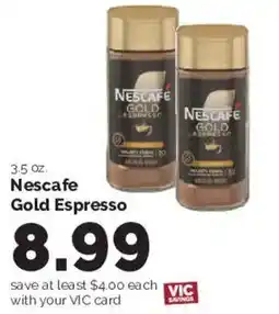 Harris Teeter Nescafe Gold Espresso offer