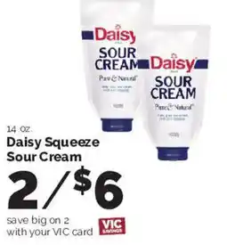 Harris Teeter Daisy Squeeze Sour Cream offer