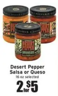 Ray's Food Desert Pepper Salsa or Queso offer
