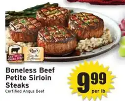 Ray's Food Ry's Boneless Beef Petite Sirloin Steaks offer